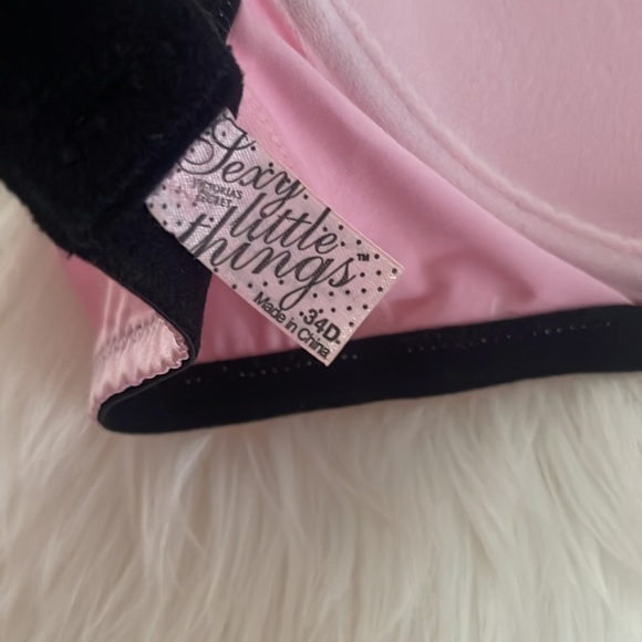 34C/S 34D Vs Victoria’s Secret Sexy Little Things Vintage Light Pink Bra + panty - Picture 15 of 16